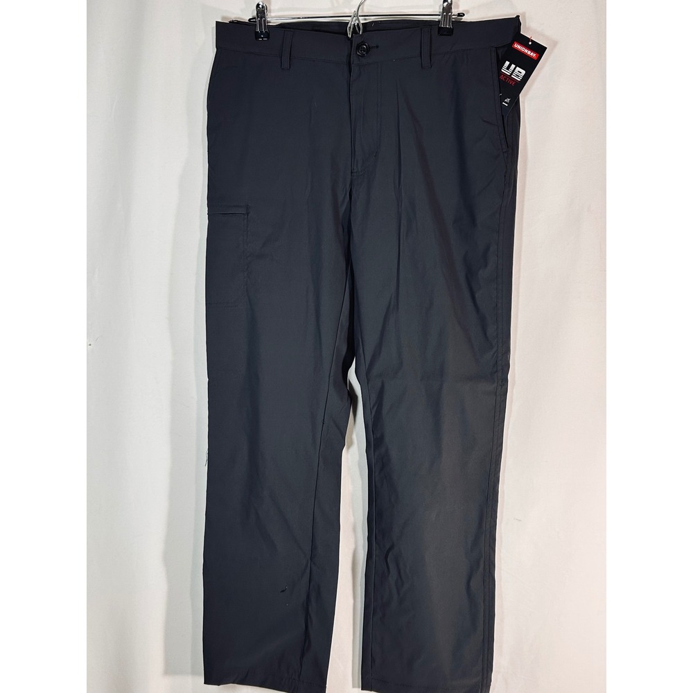Unionbay UB Active Mens Gray Performance Utility Tech Pants New With Tags 34x36